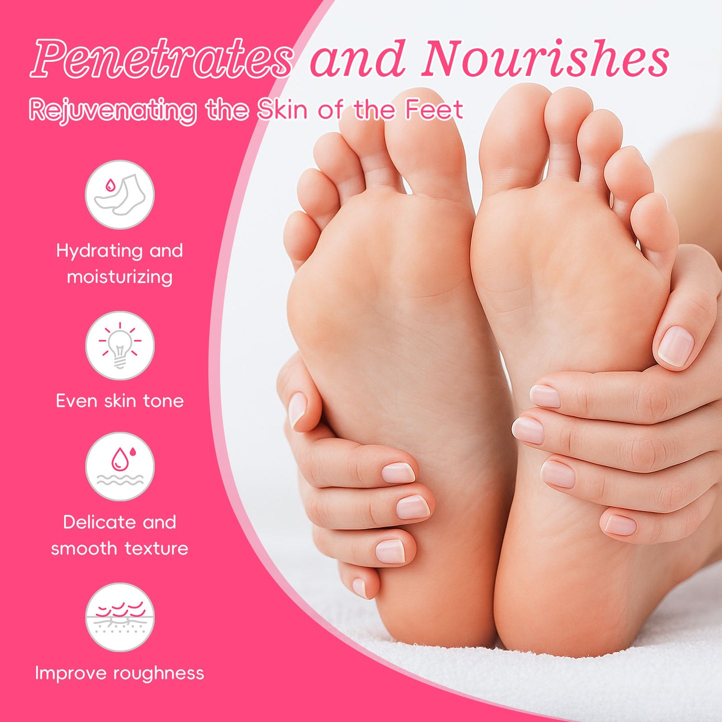 LAIKOU Moisturising Foot Mask Socks - Overnight Spa