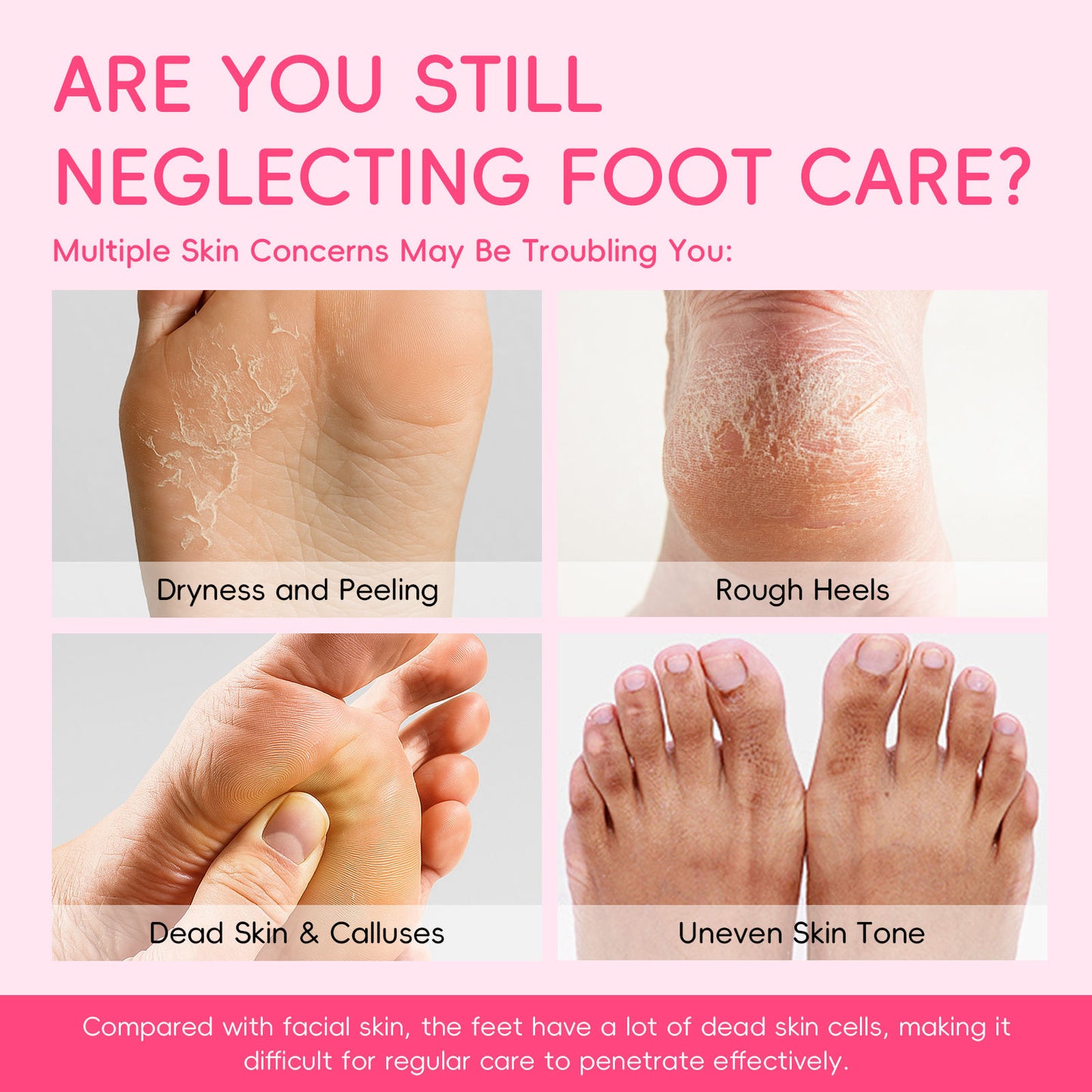 LAIKOU Moisturising Foot Mask Socks - Overnight Spa